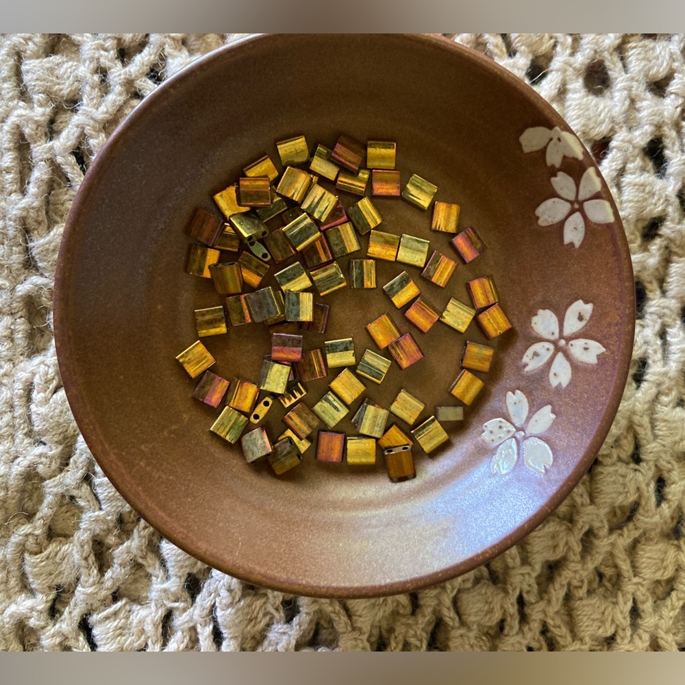 Japanese Glass Tila Bead Mix With Stackable Clear Storage Container - Picture 2 of 16